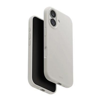 Чехол Uniq для iPhone 17 (2025) 6.3 Hybrid Magclick Lino, Mist Grey UNIQ-IP6.3(2025)-LINOMMGR фото