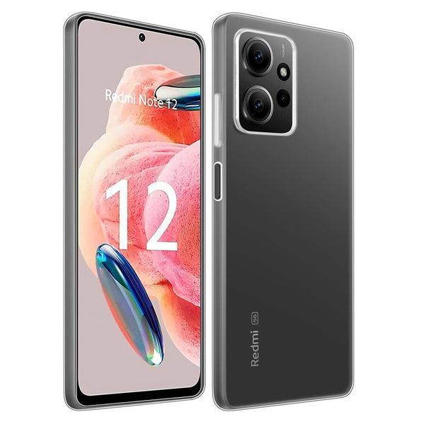 Helmet Case TPU Soft Redmi Note 12 4G, Clear HMTSCRDMNT12GCL foto