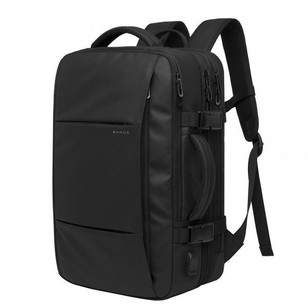 Rucsac Bange BG1908, cu USB-port, impermiabil, negru ID999MARKET_5817976 foto