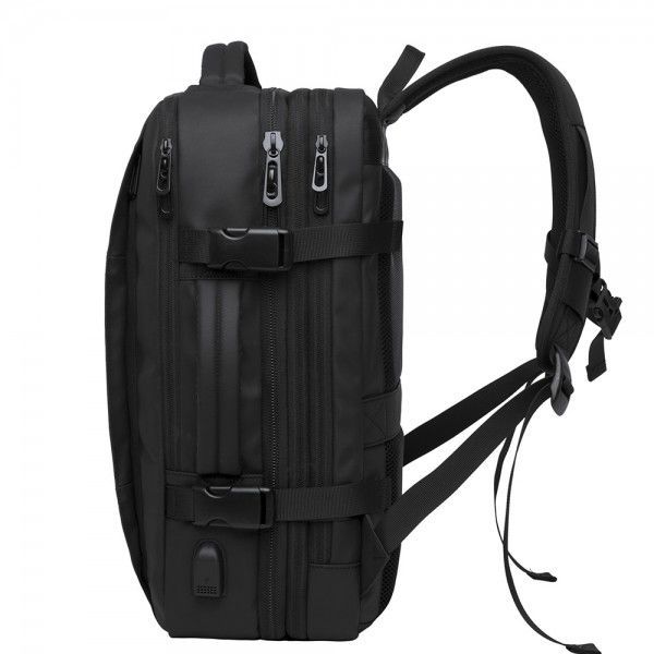 Rucsac Bange BG1908, cu USB-port, impermiabil, negru ID999MARKET_5817976 foto