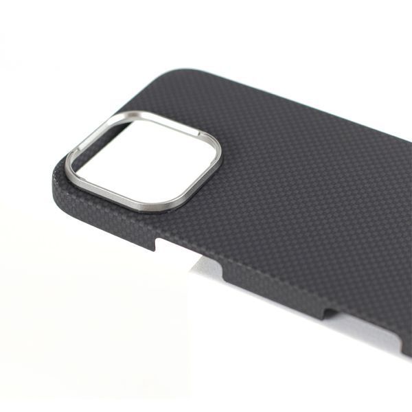 VANTA Case Carbon Ring Plain 600D Magsafe for iPhone 16, Plain Black VACCRPT6IP16BK foto