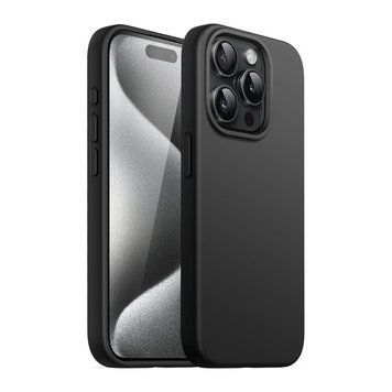 Чехол для шлема Жидкий силикон для iPhone 15 Pro, черный HMT-CLSIP15PBK фото