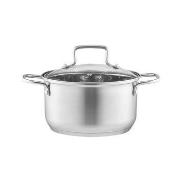 Ambition, Pot With Glass Lid, Hugo, 22 Cm , 3.5 L, Stainless Steel, Heat-Resistant Glass 44460 foto