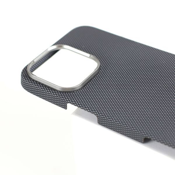 VANTA Case Carbon Ring Plain 600D Magsafe for iPhone 16, Plain White VACCRPT6IP16W foto