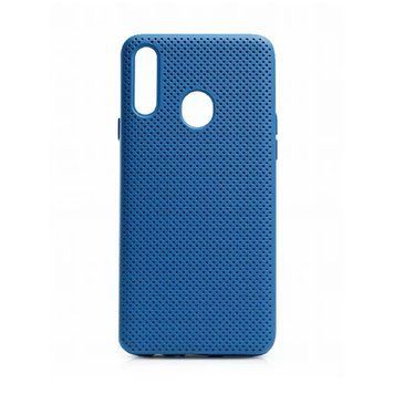 Helmet Case Liquid Silicone Grid Samsung A20S, Blue HMT-CLISSA20SGBL foto