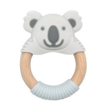 Кольцо для прорезывания зубов Bibipals Koala, Grey и Уголь 1206 фото