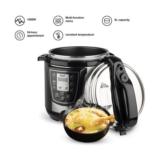 Raf Electric Pressure Cooker R.177, 6L, 1000W R.177 foto