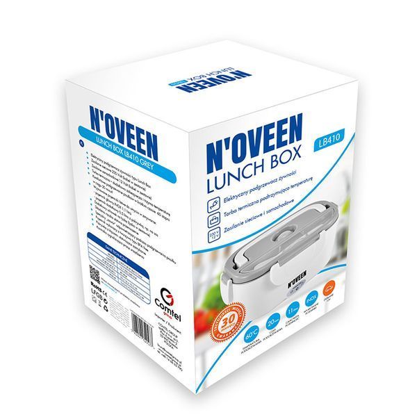 NOVEEN Lunch Box LB410 12/220-240 Volt,23x16x10,5 cm,INOX interior,Power 40 W Grey LB410 foto