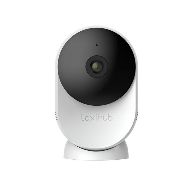 Внутренняя мини-камера LaxiHub 1080p с Wi-Fi, двухдиапазонная, 2,4 ГГц и 5 ГГц + карта MicroSD 32 ГБ MiniCam-EU-GL-32 фото