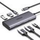 UGREEN HUB 6in1 USB-C to 2*HDMI(8K@30Hz)+2*USB-A3.0+USB-C3.0+PD(100W) | CM498, Space Gray 15852 foto 2