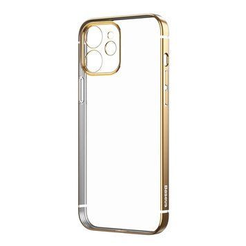 Чехол Baseus TPU Shining (защита от падения) iPhone 12 (2020), золотой ARAPIPH61N-MD0V фото