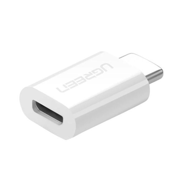UGREEN Adapter Micro USB to USB-C | US157, White 30154 foto