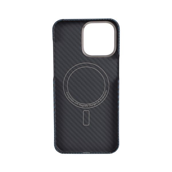 VANTA Case Carbon Ring Weaving M Magsafe for iPhone 16, M-Blue VACCRWMIP16BL foto
