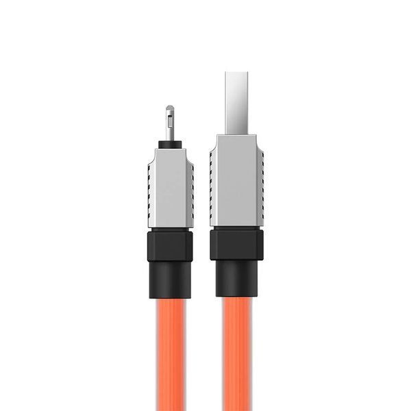 Кабель Baseus серии CoolPlay USB-A &mdash; Lightning 2,4 А, 12 Вт, 1 м, оранжевый (поврежденные коробки) CAKW000407D фото