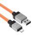 Кабель Baseus серии CoolPlay USB-A &mdash; Lightning 2,4 А, 12 Вт, 1 м, оранжевый (поврежденные коробки) CAKW000407D фото 2