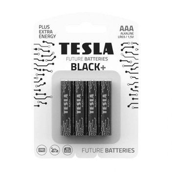 Батарейки TESLA Щелочные AAA LR3 4 шт. Блистер 397061 фото