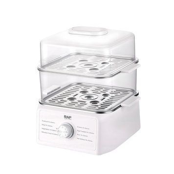 Raf Food Steamer R.5431, 4.5L+3.8L, 1200W, White R.5431 foto