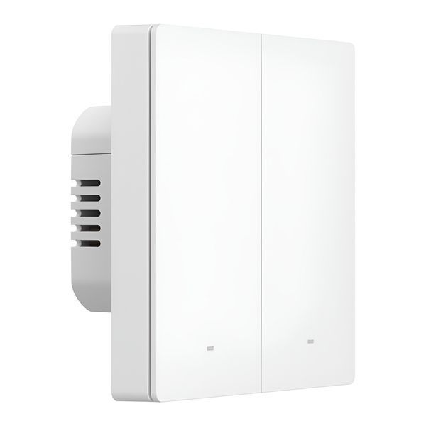 Sonoff Matter Over Wi-Fi Smart Wall Switch SwitchMan M5 2-Gang (Neutral Wire), White 6920075777871 foto
