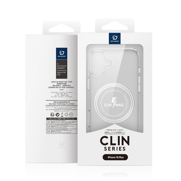 DUX DUCIS Case TPU for iPhone 16 Plus Clin with MagSafe, Clear DUXDUCCATIPH16PLCL foto