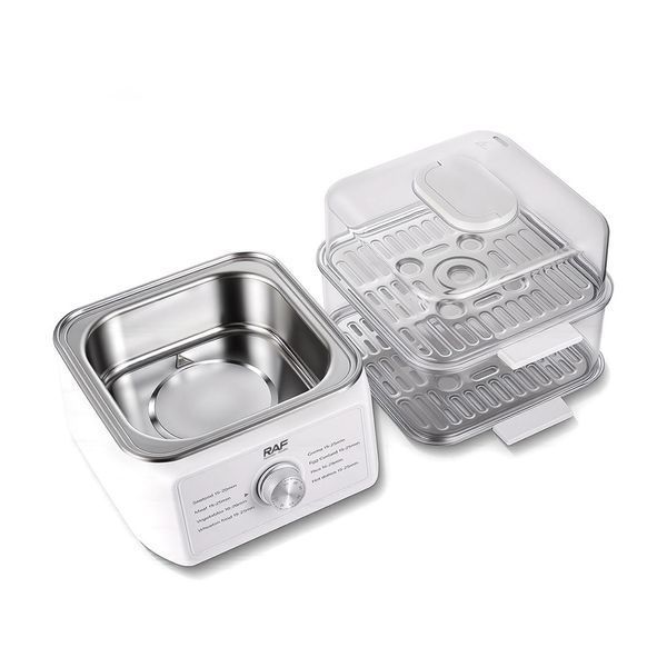 Raf Food Steamer R.5431, 4.5L+3.8L, 1200W, White R.5431 foto