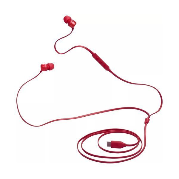 Наушники JBL Type-C с микрофоном Tune 310C, красный JBLT310CR фото