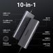 UGREEN HUB 10in1 USB-C &mdash; 2*HDMI (8K@30Гц)+USB-A3.0+USB-C3.0+2*USB-A2.0+SD/TF+GigabitRJ45+PD(100Вт) | CM639, &laquo;Серый космос&raquo; _ 15534 фото 3