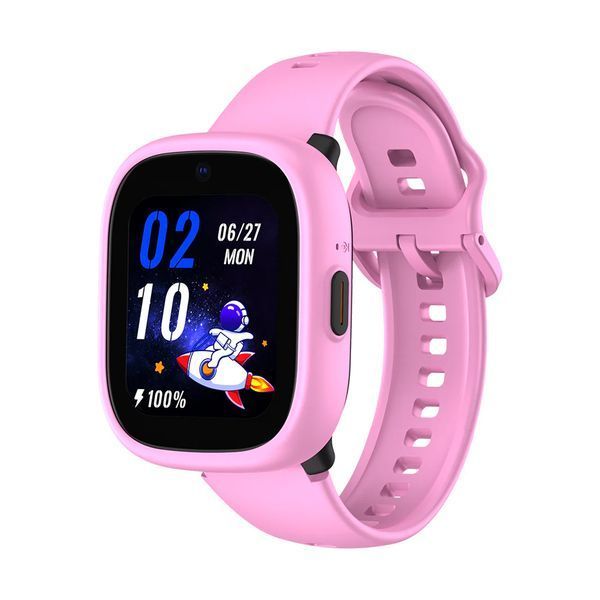 Детские умные часы Lagenio Kids Smart Watch 4G, K3, с двумя ремешками розового и фиолетового цвета LGKSWK3PK фото