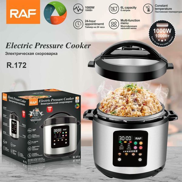 Raf Electric Pressure Cooker R.172, 6L, 1000W R.172 foto