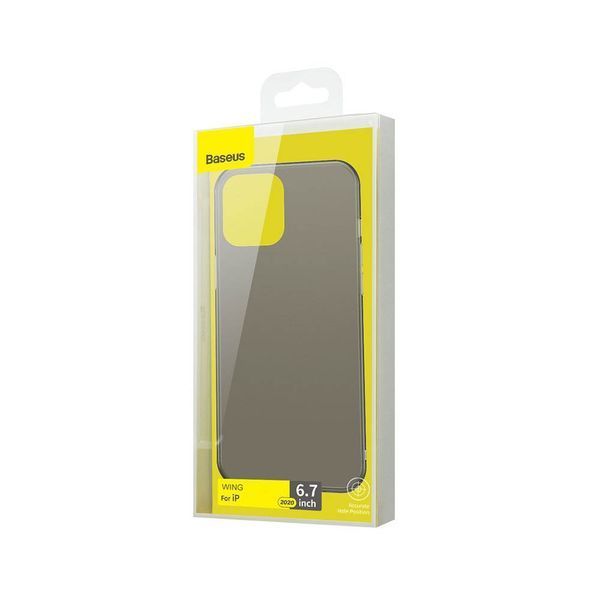 Baseus Case TPU Wing iPhone 12 Pro Max 2020, Black WIAPIPH67N-01 foto