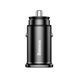 Baseus Car Charger 2xUSB Square Metal QC3.0 30W, Black CCALL-DS01 foto 2