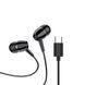 Ksiga Earphones Type-C with Mic Jiaxuan KSC-1296, Black KSC-1296BK foto 1