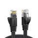 UGREEN Cat6 Flat Ethernet Cable, U/UTP, 10m, Black 50178 foto 1