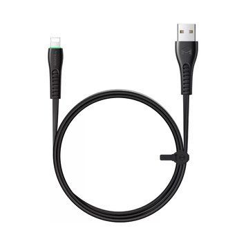 Mcdodo Cable USB to Lightning Flyng Fish LED 1.2m, Black CA-6361 foto
