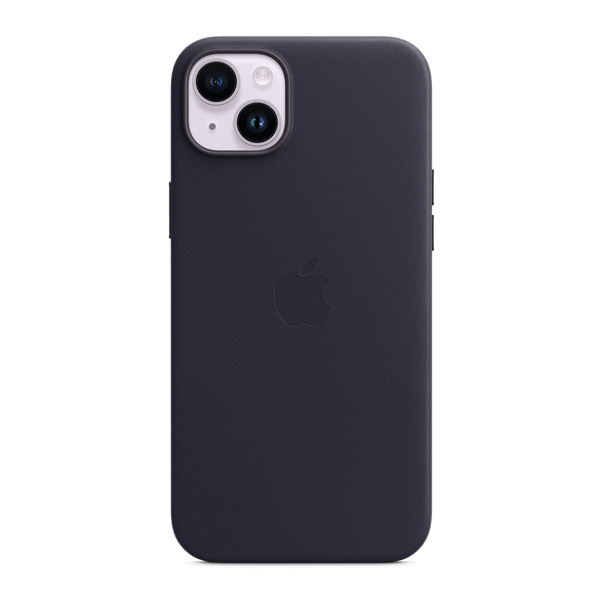 Чехол из натуральной кожи с MagSafe для iPhone 15 Plus/14 Plus, чернила CAORLAMSIP14PLIK фото