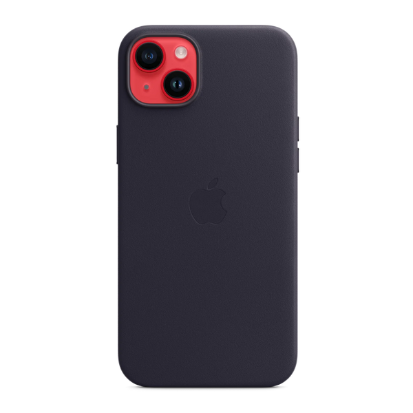 Чехол из натуральной кожи с MagSafe для iPhone 15 Plus/14 Plus, чернила CAORLAMSIP14PLIK фото