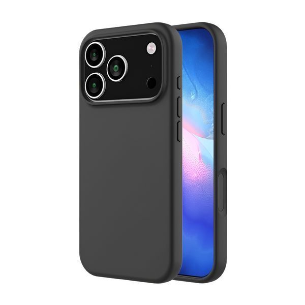 WOO Case Liquid Silicone iPhone 17 Pro Max, Black WOOLSCMIP17PMBK фото