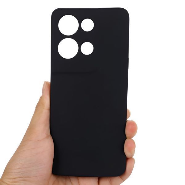 Helmet Case Liquid Silicone Oppo Reno 8 Pro, Black HMTCLSOR8PBK foto