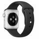Силиконовый ремешок для Apple Watch 38/40/41mm M/L Черный SPAPWSLG40BK фото 2