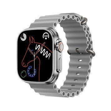 Charome Smart Watch HD Call T8 Ultra, Silver CHSMWAT8ULSIL foto