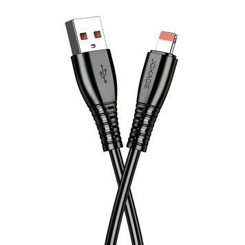 Jokade Cable USB-A to Lightning 5A 1M JA043, Black JA043USLBK foto