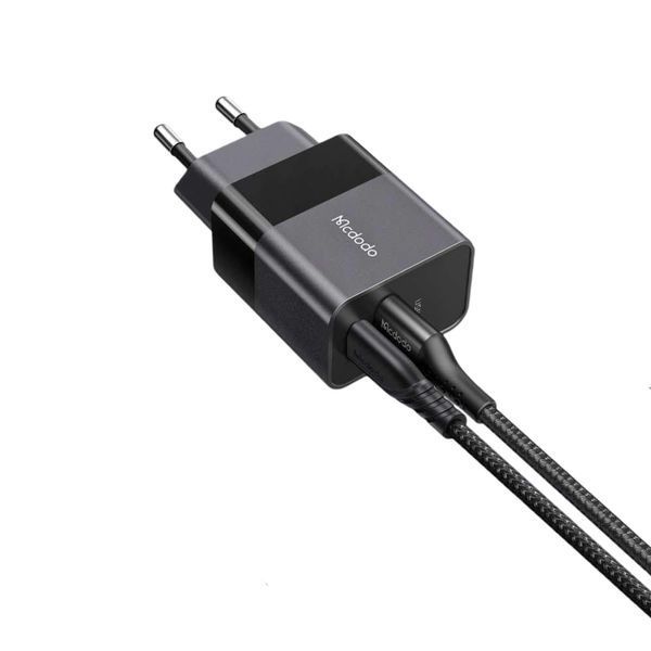 Mcdodo Wall Charger Hydrogen Series 3A 1*USB-A+1*Type-C 20 Вт, черный CH-1951 фото