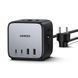 UGREEN Удлинитель питания DigiNest Cube 65 Вт &mdash; 3 разъема, 2xUSB-A, 2xUSB-C, GaN, 3680 Вт CD268, 1,8 м, черный 60113 фото 2