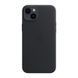 Чехол Original Leather с MagSafe для iPhone 14, Midnight _ CAORMSIP14MID фото 2