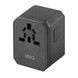 Uniq Tavel Adapter Charcoal 18W, Black UNIQ-VOYAGE(PD)-GBLACK foto 2