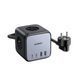 UGREEN Удлинитель питания DigiNest Cube 65 Вт &mdash; 3 разъема, 2xUSB-A, 2xUSB-C, GaN, 3680 Вт CD268, 1,8 м, черный 60113 фото 1