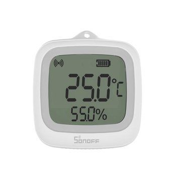 Sonoff Zigbee LCD Smart Temperature Humidity Sensor IP65 (SNZB-02WD) 6920075743128 foto