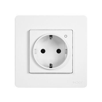Moes Zigbee Star Ring Умная розетка с контролем мощности 16А, белая ZK-SR-EU-WH-MS фото