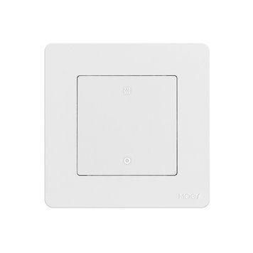 Moes Zigbee Star Ring Switch for Heater/ AC 20A with Electricity Monitor (Neutral Required), White ZS-SR-EUB-WH-MS foto