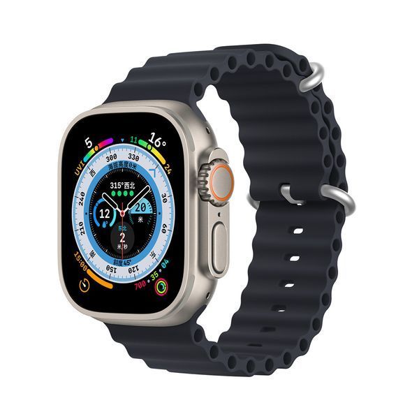 DUX DUCIS Strap Ocean Wave Version Apple Watch 42MM/44MM/45MM, Mid-Night Blue DUDUSOWVAW42MMNBBL foto