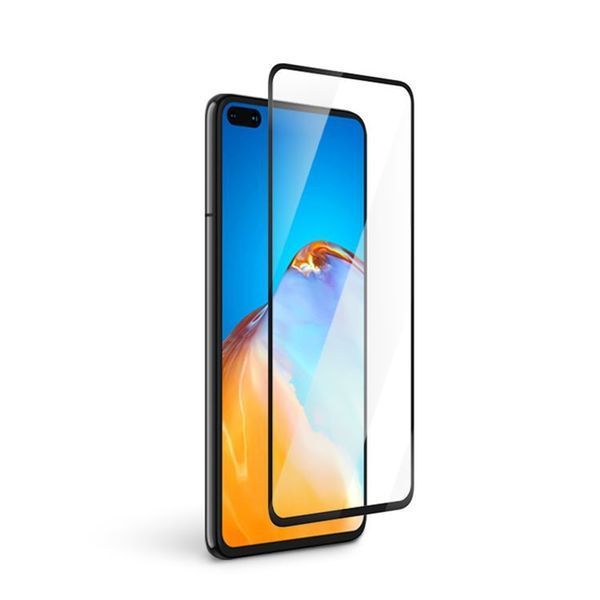 Helmet Diamond Glass 4D Huawei P40, Black HMT-GLHWP40BK foto